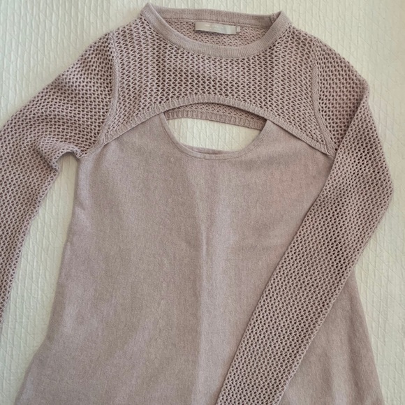 One Grey Day Cashmere Sweater XS - Picture 3 of 5